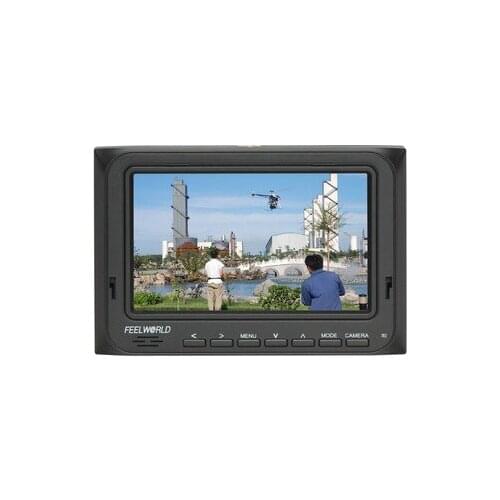 Feelworld aerial monitor HD LED screen 5 inch 1 channel AV lotus head interface FPV-500A