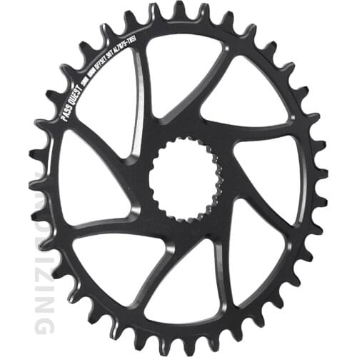 PASS QUEST MTB Road Bike Chainring 0 Offset Narrow and Wide Tooth Plate Bicycle Chain Ring 30T 32T Direct Chainwheel for Shimano