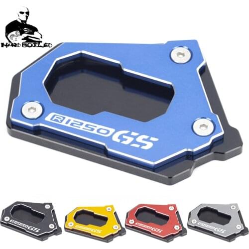 For BMW R 1200 GS LC R1200GS R1250GS R 1200GS ADV Adventure 2014-2020 CNC Kickstand Foot Side Stand Extension Pad Support Plate
