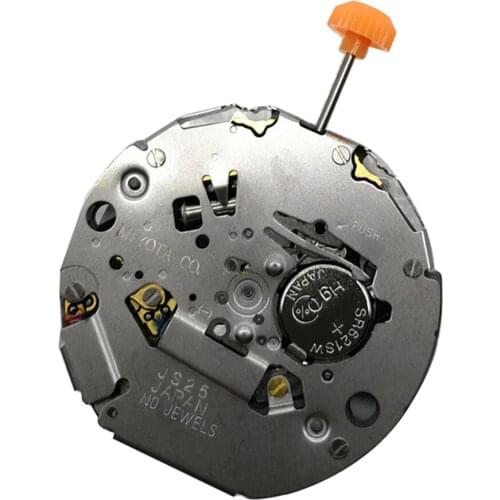 For Miyota Watch Movement Repair Parts JS25 QUARTZ Watch Movement Date at 6'/Date at 3