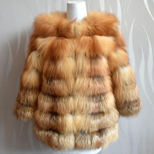 Saidengqiuli Silver Fox Fur Coats