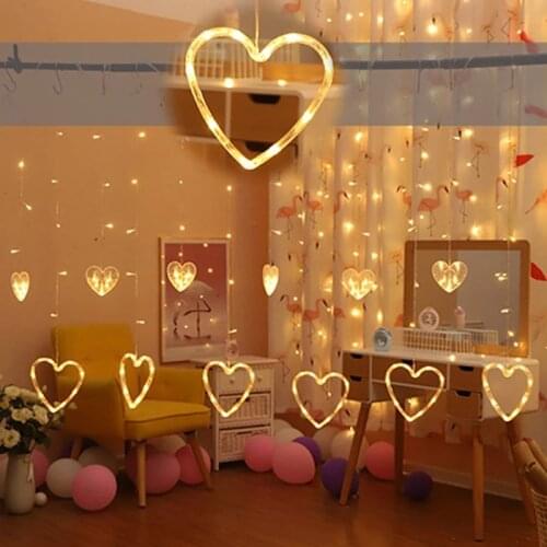 LED Garlands Curtain String Light 2.5M EU/US Plug Christmas Tree/Elk/Star Fairy Lights Outdoor For Wedding Party New Year Decor