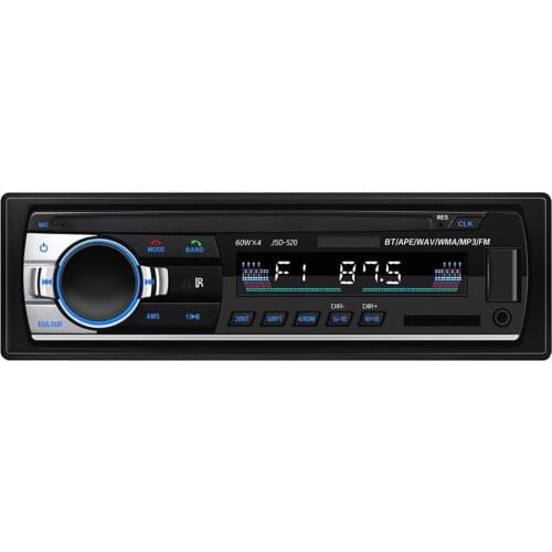 Universal 12V Car MP3 Player AUX Receiver USB Input 7.4x2.28x3.94inch-Metal