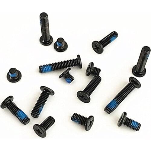 100pcs Notebook screw M2.5 * 3 / 4 / 5 / 6 / 8 / 10 / 12 silver and black