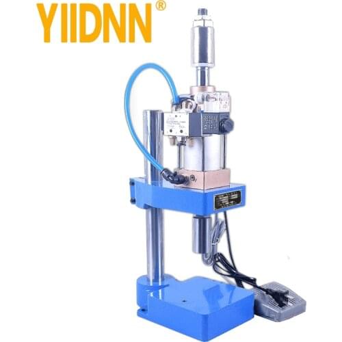 YD50 small single column pneumatic press 110 / 220V punching machine adjustable force 120KG punch press machine