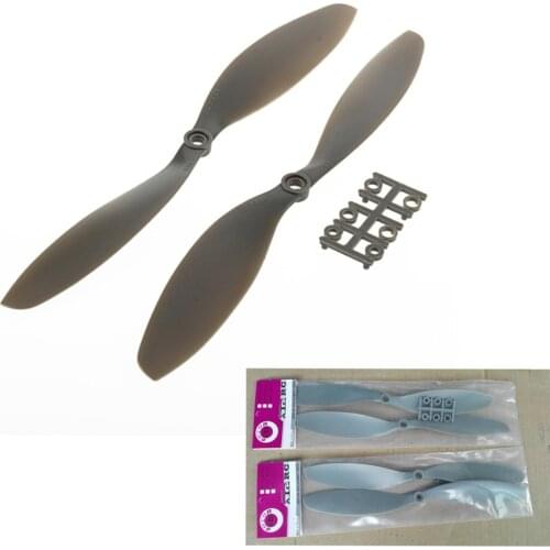 100% Brand New 1 pair ATG 8038 1047 1147 1238 Propeller CW CCW APC Propeller for Multi-rotor Copter QuadCopter Grey Color