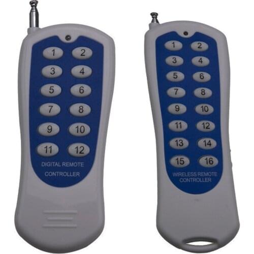 16 12 CH Channels 12CH RF Transmitter Wireless Remote Control ,315 / 433.92 MHZ Garage Door/window/lamp/ shutters