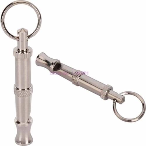 200PCS Puppy Whistle Two-tone Ultrasonic Flute Stop Barking Ultrasonic Sound Repeller Pet Dog Training Keychain for Dog Pet