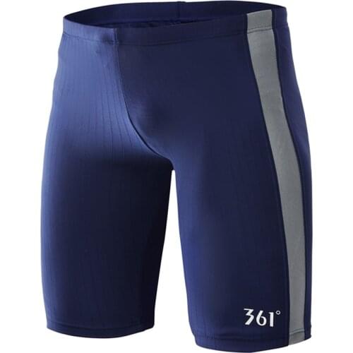 361 Men Swimsuit Plus Size Tight Swimming Trunks Quick Dry Pool Swim Shorts Training Swimwear for Boys Competition Swim Jammer