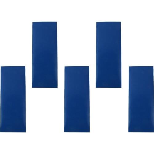 5pcs/set 7.87 x 2.99 inch Waterproof Pressure Adhesive Outdoor Camping Hiking Tent Repair Patch - Blue/Green