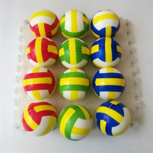 6.3cm Stress Ball Geometric patterns Foam Rehabilitation sponge soft Ball Toys for Girls Children Adult Gift