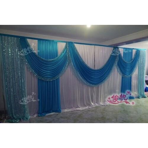 6m/20ft (w) x 3m/10ft (h) Wedding Background backdrops Wedding backdrop curtain wedding props wedding background veil
