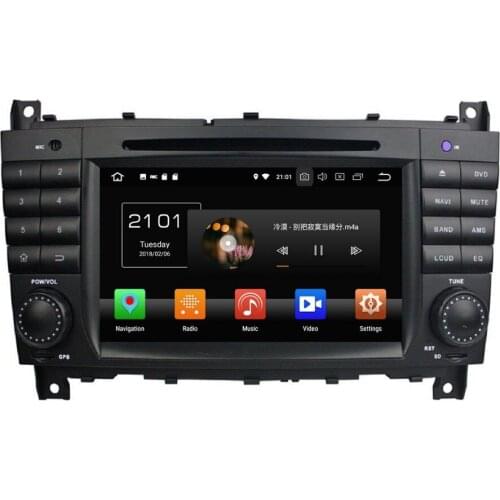 4GB RAM Octa Core 7" Android 8.0 Car Radio DVD Player for Mercedes Benz C-Class W203 CLC G Class W467 GPS BT WIFI 3USB 2GB ROM