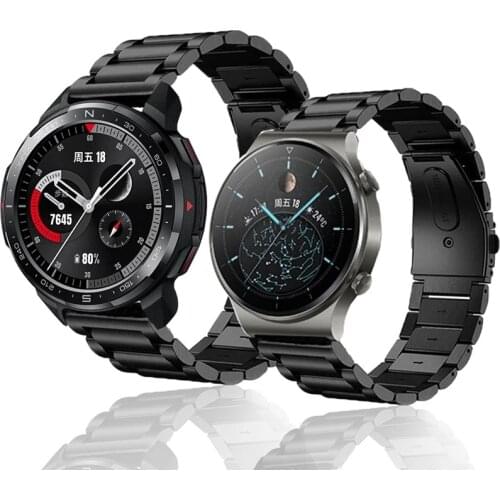 Stainless steel wristband for huawei watch gt2 pro smart watch strap Bands for honor watch GS Pro replacement wrist band belt