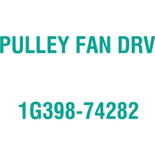 For Kubota 1G398-74282 PULLEY FAN DRV