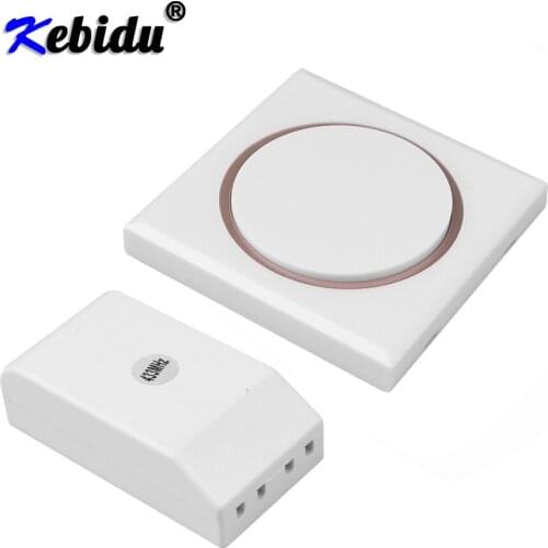 Kebidu 433MHz Wireless 86 Wall Panel RF Remote Control Switch AC 220V Led Light Bulb Receiver For Ceiling Lamp Smart Switches