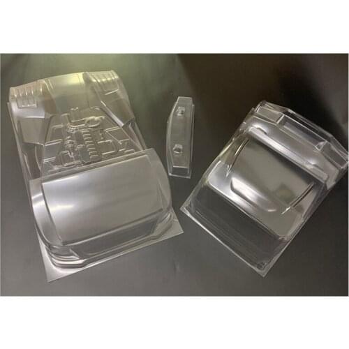 Team C TB816 1/8 Rc Cars GT Tractor Car Shell, Clear Container Truck Body, 325mm, Transparent PC Material