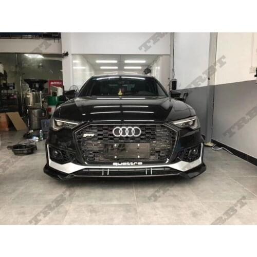 Suit For 2019 Trbt Audi A6 Refitting Rs6 Large Surround Front Bar Middle Net Bumper S6 Rear Lip 2020