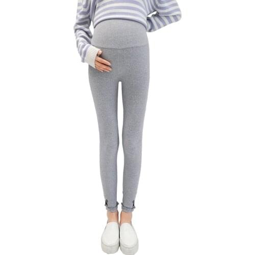 2020 new pregnant women pants leggings spring and autumn abdomen pants pregnant women high waist pants outer trousers