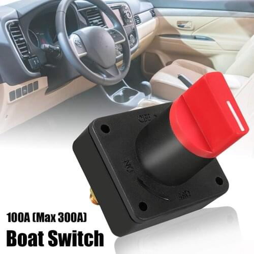 300A Battery Master Disconnect Rotary Cut Off Isolator Switch For Marine Boat Yacht Car Van Truck Caravan