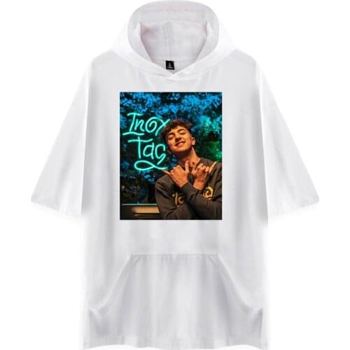 WAWNI Inoxtag Short-Sleeved Hooded Sweatshirt Hip Hop Volleyball Harajuku Polyester Plus Cotton Hoodie Hip Hop Tops Cosplay Tops