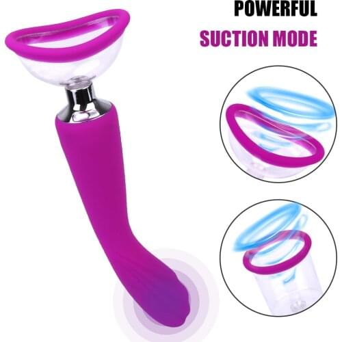 Super Powerful Nipple Sucker Clitoral G-Spot Pump Vagina Sucking Vibrator Erotic Toys for Woman Clitoris Stimulation Masturbator