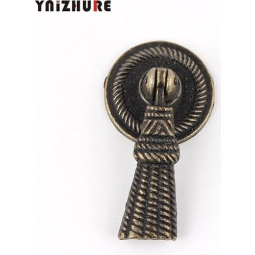 1pc 43*28mm Antique Handle Drawer Handle in Front of the Closet Door Handle Mounted Alloy Handle
