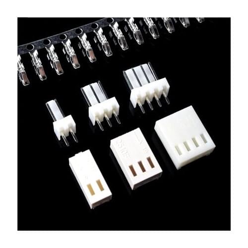 10 sets of KF2510 connector kit 2.54mm pitch 2/3/4/5/6/7/8/9/10/11/12P plug + straight pin + terminal