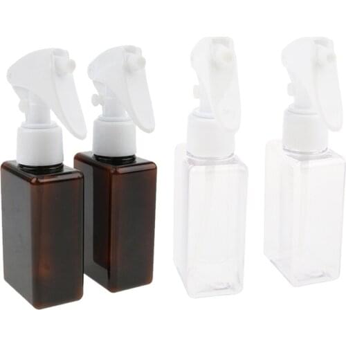 2 Pcs Empty Plastic Travel Bottles Containers for Lotions,Creams,Face Soap and more 100ml Refillable
