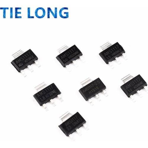 20PCS AMS1117 AMS1117-ADJ AMS1117-1.8 AMS1117-1.2 AMS1117-5.0 AMS1117-2.5 AMS1117-3.3 AMS1117-1.5 new