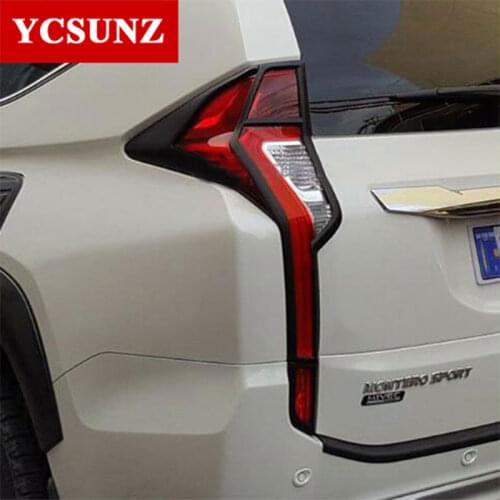 2016-2019 For Mitsubishi Pajero Sport Accessories Tail Lights Cover Decorative For Mitsubishi Montero Pajero Sport Parts Ycsunz