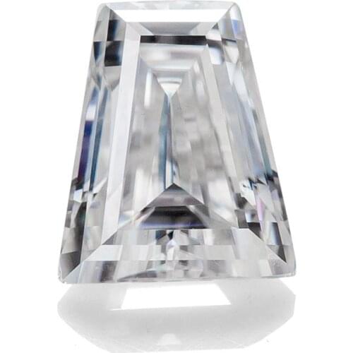 6X5X3mm 2020 hot sale Trapezoid Cut Moissanite D VVS1 White HOT SALE moissanite supplier Gemstones Diamond free carving