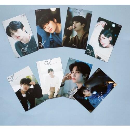 8pcs/set Kpop Stray Kids Photocards New song Mixtape:OH Album Photo cards for fans collection K-pop StrayKids Cards