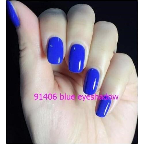 91406 Blue Eyeshadow gel polish primer UV sealer soak enhanced 7.3ml long lasting manicure art nail gel Lak varnish primer