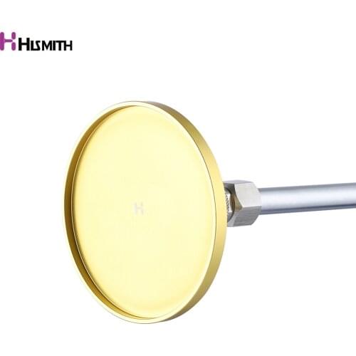 Hismith 3.5" Suction Cup Adapter KlicLok System Premium Sex Machine Accessories Aluminium Alloy Material Gold Suction Cup