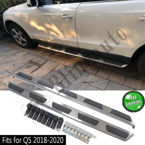Running board fits for A udi Q5 2018 2019 2020 side step nerf bar auto platform protect side beam side stairs