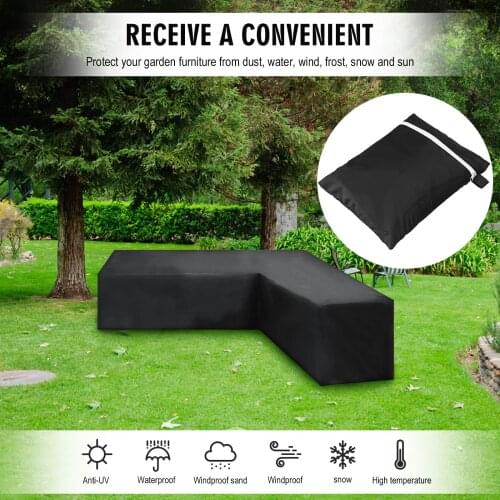 Patio Furniture Cover Waterproof Oxford Polyester Outdoor Garden Table and Chair Waterproof Protection Cover