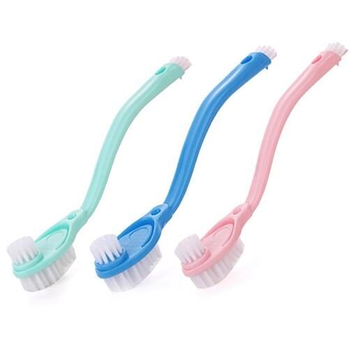 Long Handle Double-headed Shoes Cleaning Brushes Bathroom Kitchen Washing Tools