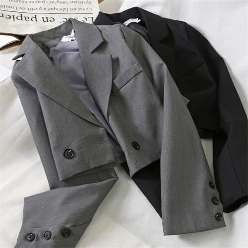 Gowyimmes Women's Blazers With Short Sleeves