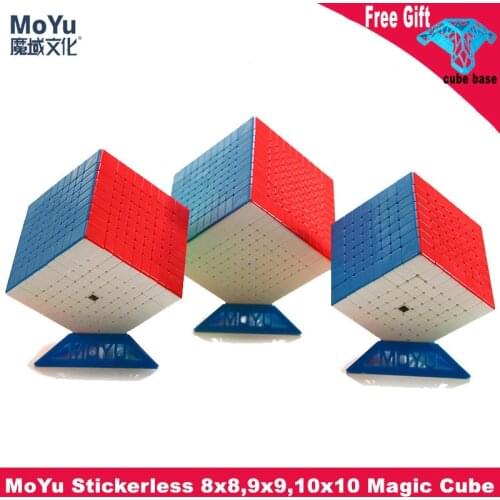 MoYu MeiLong Magic Cube stickerless 5x5 6x6 7x7 8x8 9x9 10x10 11x11 12x12 Professional Speed cube Puzzle Toys Gift