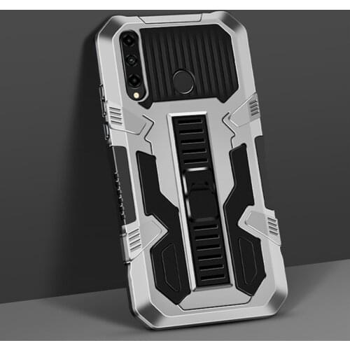 Shockproof Armor Phone Case For Huawei Y5 Y6 Y7 Y9 Y6Pro Y7Pro Strong Anti-Fall Bracket Protective Cover For Huawei Y9Prime Case