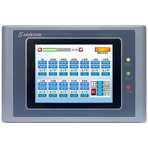 NEW Original Samkoon HMI SK-102AS, SK102AS Touch Panel with Program Cable & Software, 10.2 Inch 800 x480 Ethernet Support, 2 COM