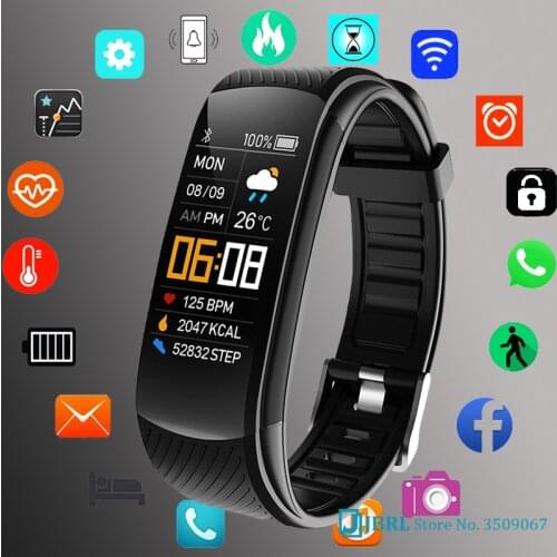 Silicone Sport Smart Watch Men Women Smartwatch Heart Rate Monitor Fitness Tracker Watch For Android iOS Smart Clock Smart-Watch