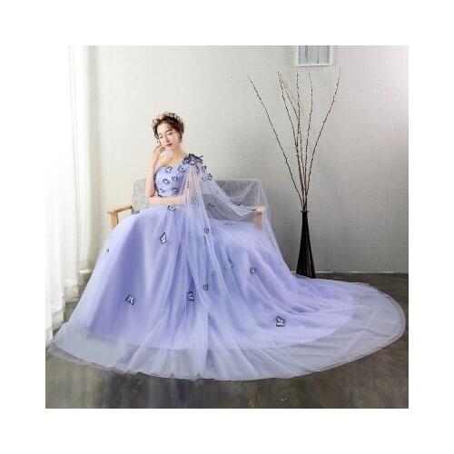 Can customs/real fairy butterfly embroidery court medieval dress renaissance Gown queen Victorian /Marie/ Belle Ball/ball gown