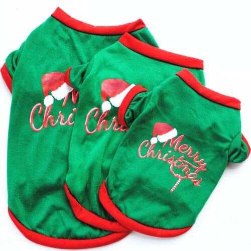 Vest Pet Dog Clothes Fashion Print Clothing Dogs Super Small Costume Cute Soft Chihuahua Cotton Summer Green