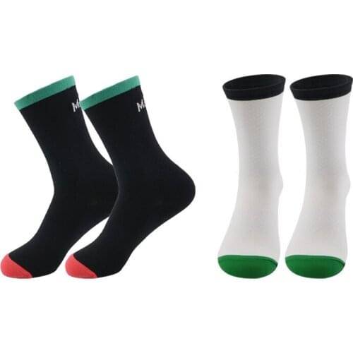 2 Pairs Men Training Socks Non Slip Sports Socks Cycling Socks Hiking Socks