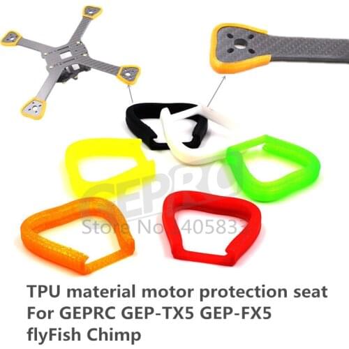 4pcs TPU material motor protection seat Protector Mount For GEPRC GEP-TX5 GEP-FX5 flyFish Chimp