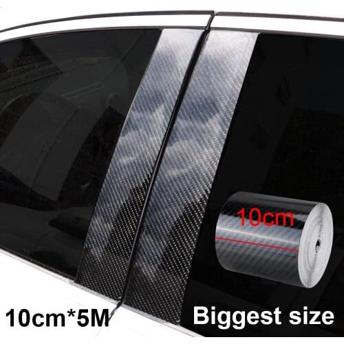 Car Sticker Anti Scratch Tape Wrap Film Auto Door Sill Side Mirror Nano Carbon Fiber DIY Paste Protector Strip Waterproof