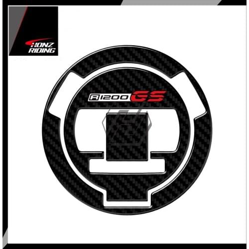 For BMW R1200GS R1200 GS 2008-2012 3D Carbon-look Motorcycle Fuel Gas Cap Protector Decals