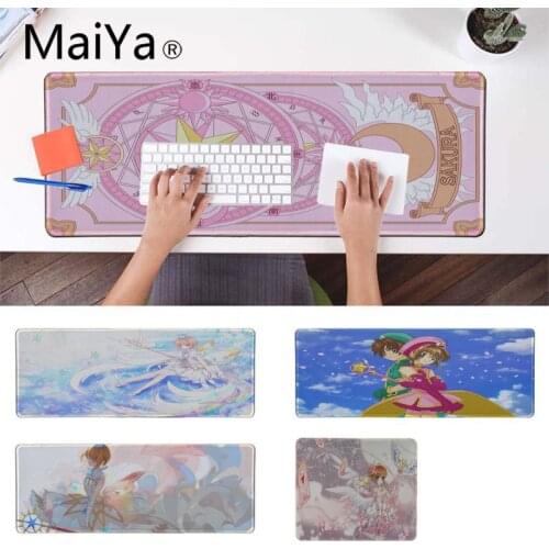 MaiYa Anime Cardcaptor Sakura Rubber Mouse Desktop Mousepad Big promotion Free Shipping Large gaming Mouse Pad Keyboards Mat